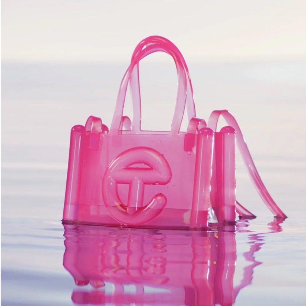 Melissa x Telfar Small Jelly Shopper - Clear Pink